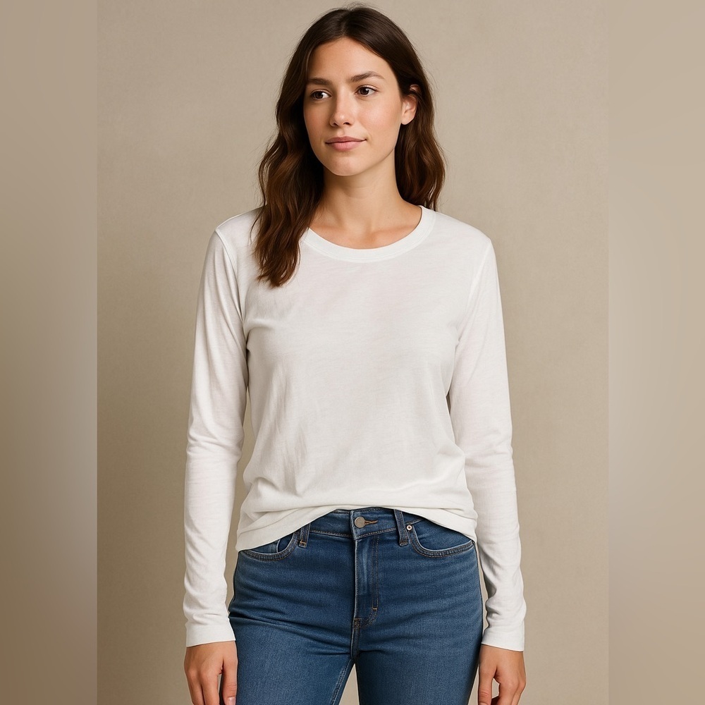 🤍🤍 Basic Sexy Long Sleeve Top - White  Hard Tail Forever🤍🤍